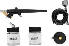 Аэрограф с нижним бачком Denzel ab2, 0,8 мм, 22 мл, 11 л/мин 57311