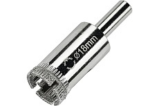 Коронка алмазная по керамике, плитке и стеклу 18 мм Diamond Industrial DIDCBC018