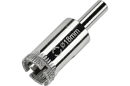 Коронка алмазная по керамике, плитке и стеклу 18 мм Diamond Industrial DIDCBC018