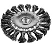 Кордщетка дисковая P.I.T. 100x0,5мм, стальная крученая проволока, резьба M14 APLS12-S100