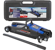 Подкатной гидравлический домкрат Forsage 2.5 т, h min 85 мм, h max 350 мм, в кейсе F-TH32505C(52816)