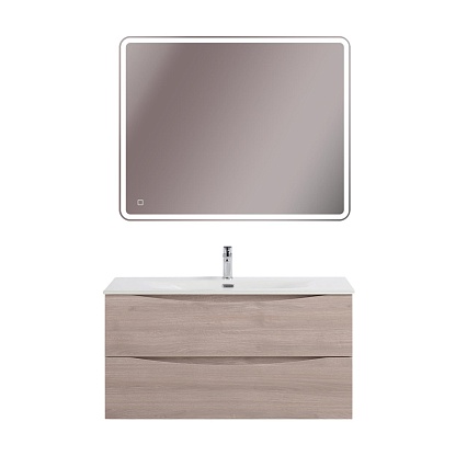 Мебель для ванной BelBagno Marino-Cer-N 100 см Rovere Grigio