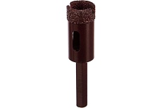 Коронка алмазная вакуумная по камню D20-10W-35L-Ш8 (20х35 мм; хвостовик HEX8 мм) Messer 06-36-020