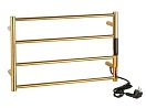 Полотенцесушитель электрический Bemeta 704153081 63W 560x370, золото