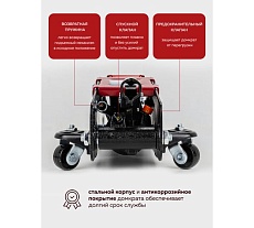 Подкатной гидравлический домкрат Forcekraft 2т, h min 135мм, h max 390мм fk-tr20003 56635