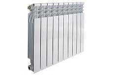 Радиатор Radena алюминиевый высота 500мм, глубина 80мм, 10 секций 008010210