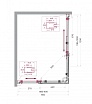 Душевой уголок BelBagno MARINO-2-AH-2-120/90-C-GM 120x90 прозрачный, оружейная сталь