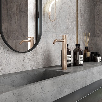 Коллекция плитки Laparet Carved River Gray