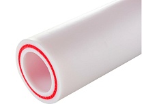 Труба Gigant PP-R белая, армированная стекловолокном SDR 6 (PN25) 32x5.4 мм, 2 м GSG-9