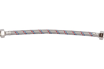 Подводка гибкая для воды с оплеткой из нержавеющей стали ELKA 1/2" х 30 см в/в ИС.100909