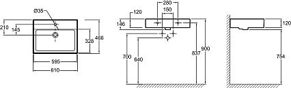 Тумба с раковиной Jacob Delafon Tolbiac 60 см Тумба с раковиной Jacob Delafon Tolbiac 60 см