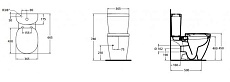 Унитаз-компакт Ideal Standard Connect AquaBlade/ARC
