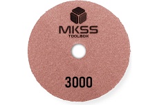 Алмазный гибкий шлифовальный круг MKSS Toolbox MK2604 АГШК Ø100 Р3000 для мокрой полировки MKSS MK26043000