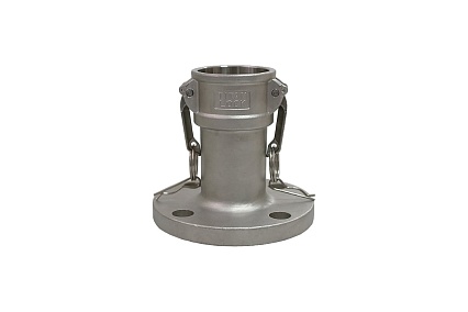 Камлок TITAN LOCK 4in типа FC, розетка с фланцем, алюминий, TL400FCAL