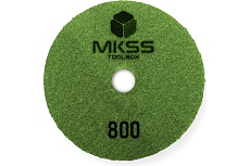 Алмазный гибкий шлифовальный круг MKSS Toolbox MK2604 АГШК Ø100 Р800 для мокрой лощения MKSS MK26040800