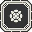 Керамогранит Ceramiche Grazia Old England Ottagono Black Dover 20x20 см, OEODB1