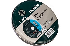 Диск отрезной 125x22 мм (10 шт.) в металлической коробке Metabo 616359000