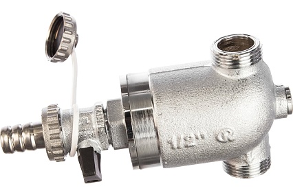 Фильтр FAR 1/2" НР-НР, с манометром, 100мкм, Max: 95C, 25бар FA 3944 12100