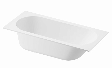 Ванна из искусственного камня Vincea Солид Серфейс (Solid Surface) VBT-8SB1-1700 белая матовая 170х75 см