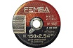 Диск отрезной по металлу 150x2.5x22 мм FEMSA 1401001009