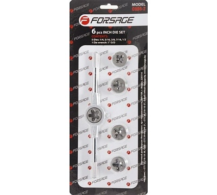Набор плашек Forsage 6 предметов на блистере 8731 F-C006-2
