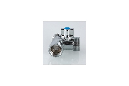 Шаровой кран для подключения сантехнических приборов 1/2х3/4х1/2 Valtec VT.256.N.04