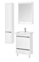 Зеркальный шкаф Акватон Капри 60 см 1A230302KP010 белый глянец