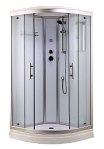 Душевая кабина Timo Standart T-6601SF Silver Fabric 100x100, без г/м, матовые стекла, хром