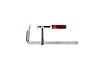 Струбцина BESSEY цельнометаллическая 160/80, усилие 6 кН, c 2-компонентной рукояткой BE-GZ16-2K
