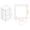 Душевой уголок RGW Passage PA-078-1B (RGW PA-008B + Z-060-2B) 90x100 прозрачное, черный 3508078190-14