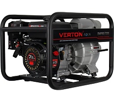 Мотопомпа для сильнозагрязненной воды Verton DWP 80/1200, 7л.с/212см3,80мм/3&quot;, 1200л/мин, 72м3/ч, h8м/26, d30мм 01.17548.17554