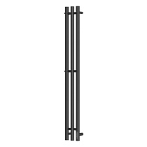 Полотенцесушитель электрический Point Деметра PN12822B П3 120x1200 диммер справа, черный