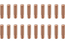 Наконечник токопроводящий 20 шт, CU-E, М6x25 мм, d=1.0 мм для горелок mig/mag Энаргит CU-E-M6-25-10-20