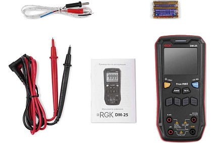 Мультиметр RGK DM-25 с поверкой 721463