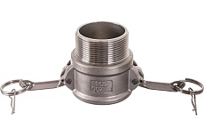 Камлок тип B (розетка; наружная резьба BSP; 50 мм-2&quot;; нержавеющая сталь) TITAN LOCK TL200BSS