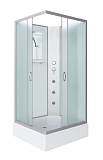 Душевая кабина Niagara NG 33984-14QBKG 90x80 стекло матовое, без крыши, гидромассаж