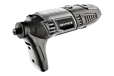 Прямая шлифовальная машина Graphite (гравер) 170Вт, 190 насадок, кейс 59G019