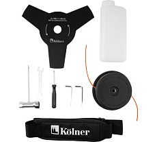 Триммер бензиновый Kolner KGT 430 43см3, 2.1лс, ширина кош. нож/леска 255/420мм, 1500Вт 8070200016