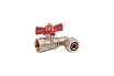 МП Шаровой кран Rvc угловой цанга 16x1/2 г 17155
