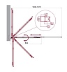 Шторка для ванны BelBagno LUCE-VF-11-100/145-C-Cr 100x145 прозрачная, хром