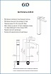 Смеситель для раковины Gid Victoria L120-D