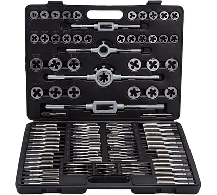 Набор метчиков и плашек Rockforce метрический, 110 предметов RF-B110-1(10453)