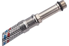 Подводка для смесителей СТМ сталь 1/2xM10x 40 см., длинный штуцер CWFLS040