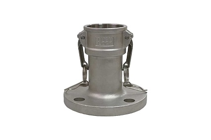 Нержавеющий камлок TITAN LOCK тип FC, розетка с фланцем 6", AISI316 TL600FCSS