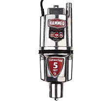 Вибрационный насос Hammer 250вт 1110л/ч высота 72м кабель 16м нижний забор воды NAP250BC(16) 641195