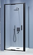 Душевой уголок RGW Stilvol SV-145B (SV-05B + Z-050-2B) 100x80 прозрачное, черный 703214508-14