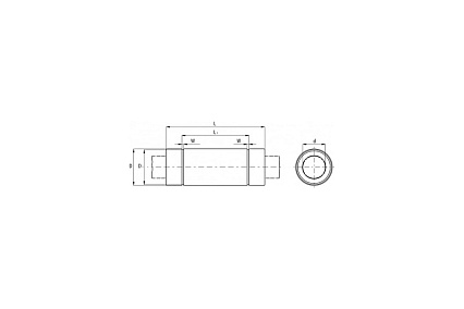 Линейный подшипник TECHNIX KB3068PP LME30UUTEСHNIX