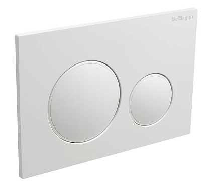 Кнопка смыва BelBagno BB-17C-BL белый глянец Кнопка смыва BelBagno BB-17C-BL белый глянец