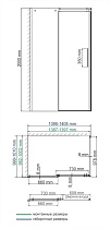 Душевой уголок WasserKRAFT Alme 15R37 140x100