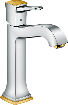 Смеситель для раковины Hansgrohe Metropol Classic 31302090 хром/золото